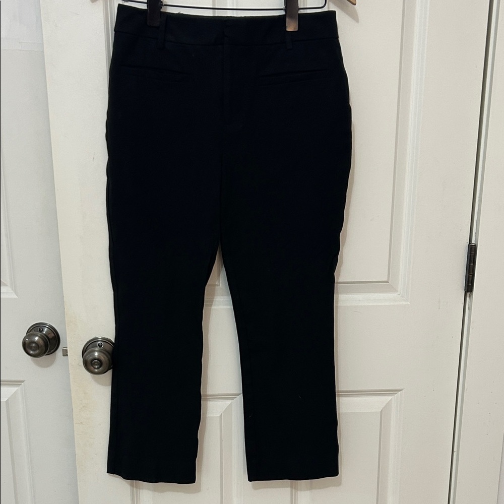 Maeve petite crop pants size 4P black inseam 23”